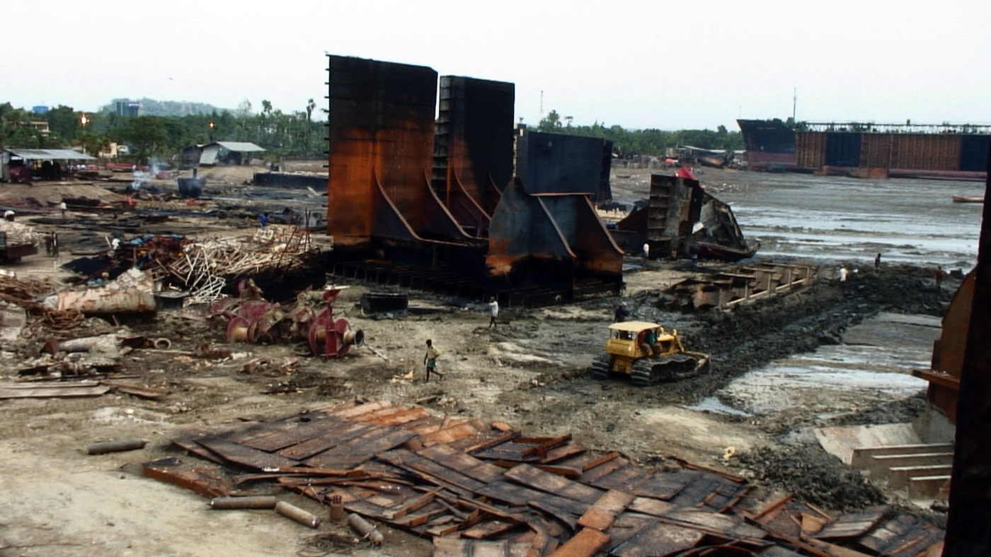 Ship recycling yard at Chattogram, Bangladesh